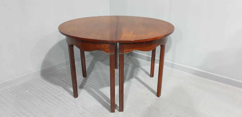 Pair Georgian Mahogany Console Tables View IX