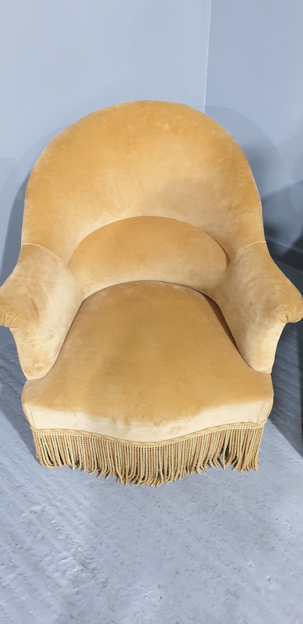 Near Pair French Tub Chairs View V