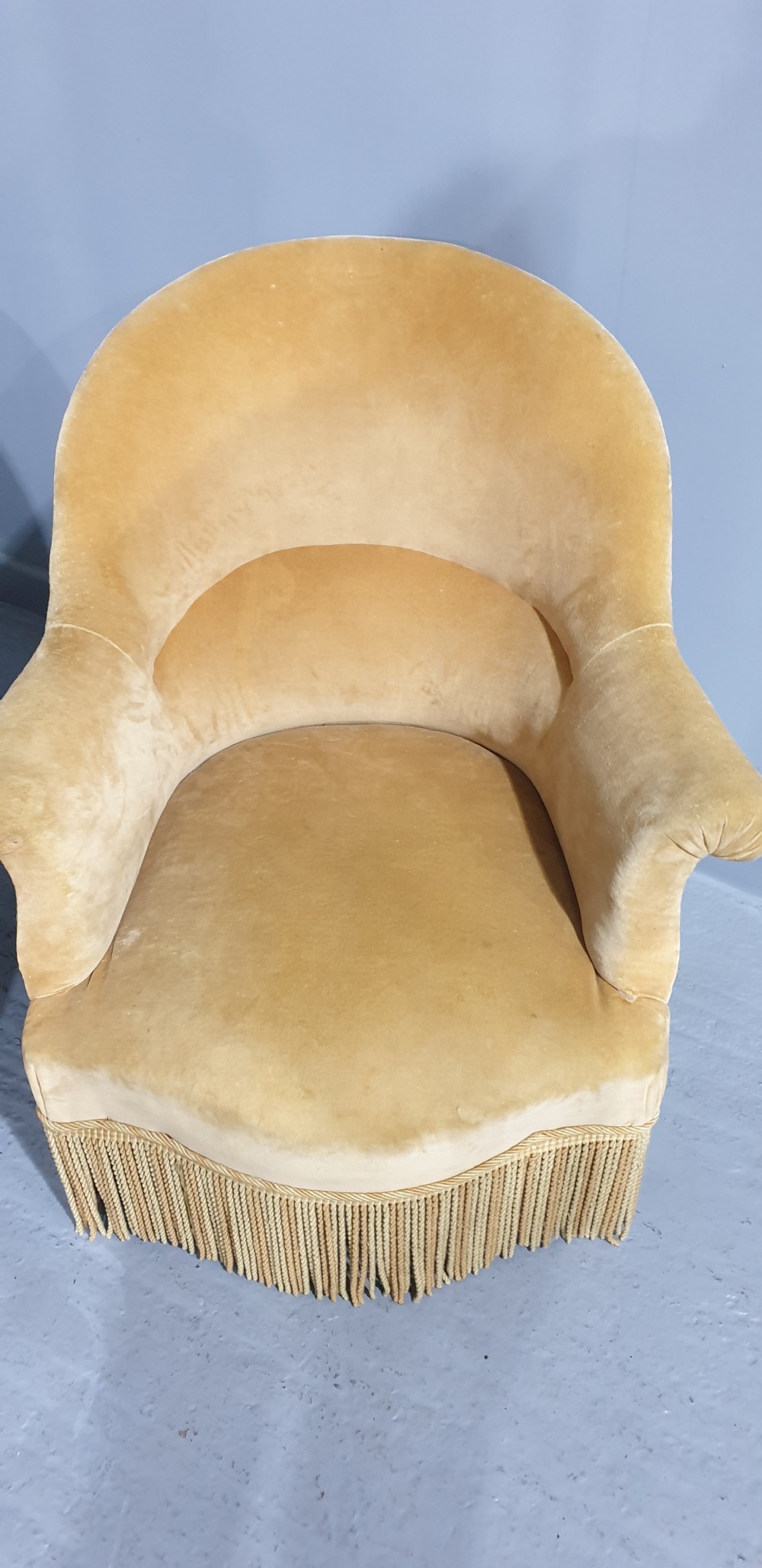 Near Pair French Tub Chairs View VI