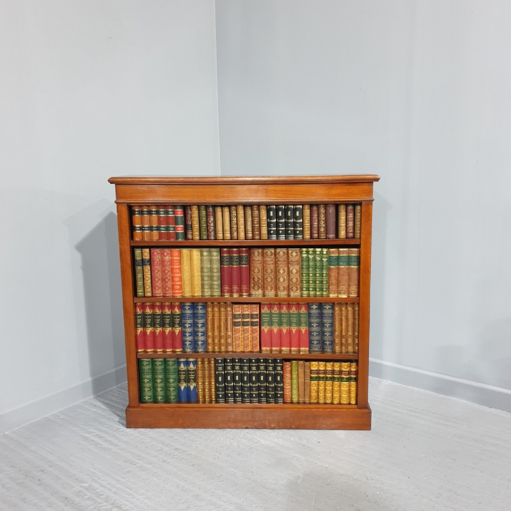 Very Nice Victorian Walnut Open Bookcase
