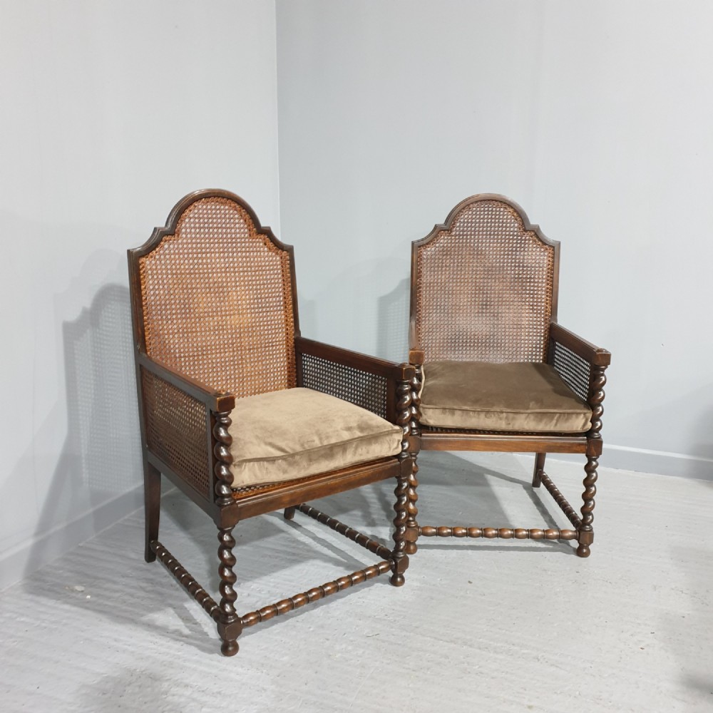 Super Pair Bergere Armchairs