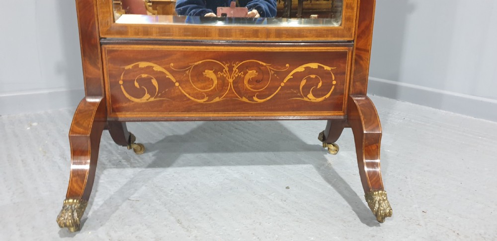 Outstanding Inlaid Cheval Mirror Dublin Maker View II