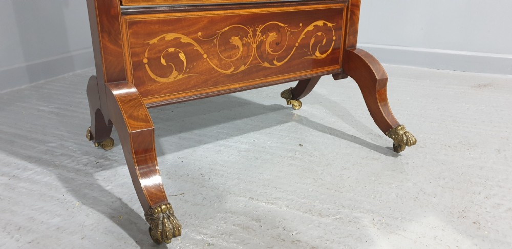 Outstanding Inlaid Cheval Mirror Dublin Maker View IV