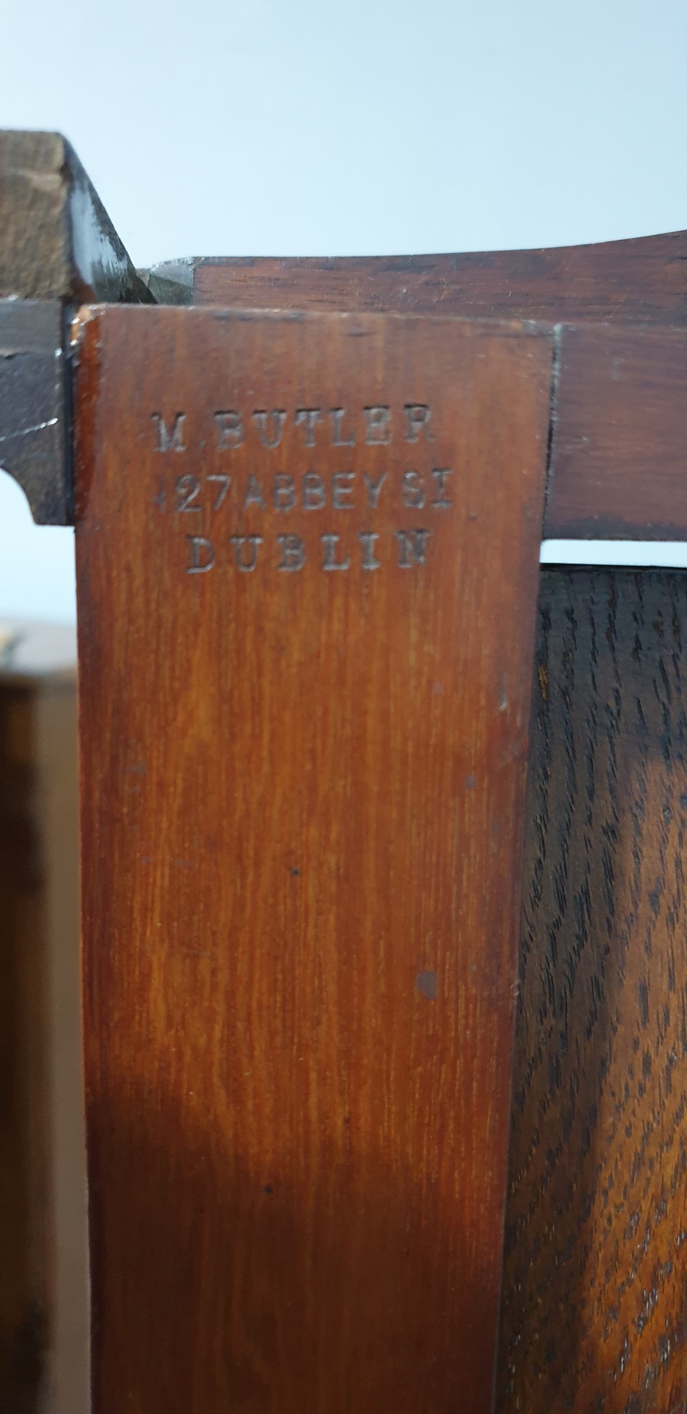 Outstanding Inlaid Cheval Mirror Dublin Maker View IX