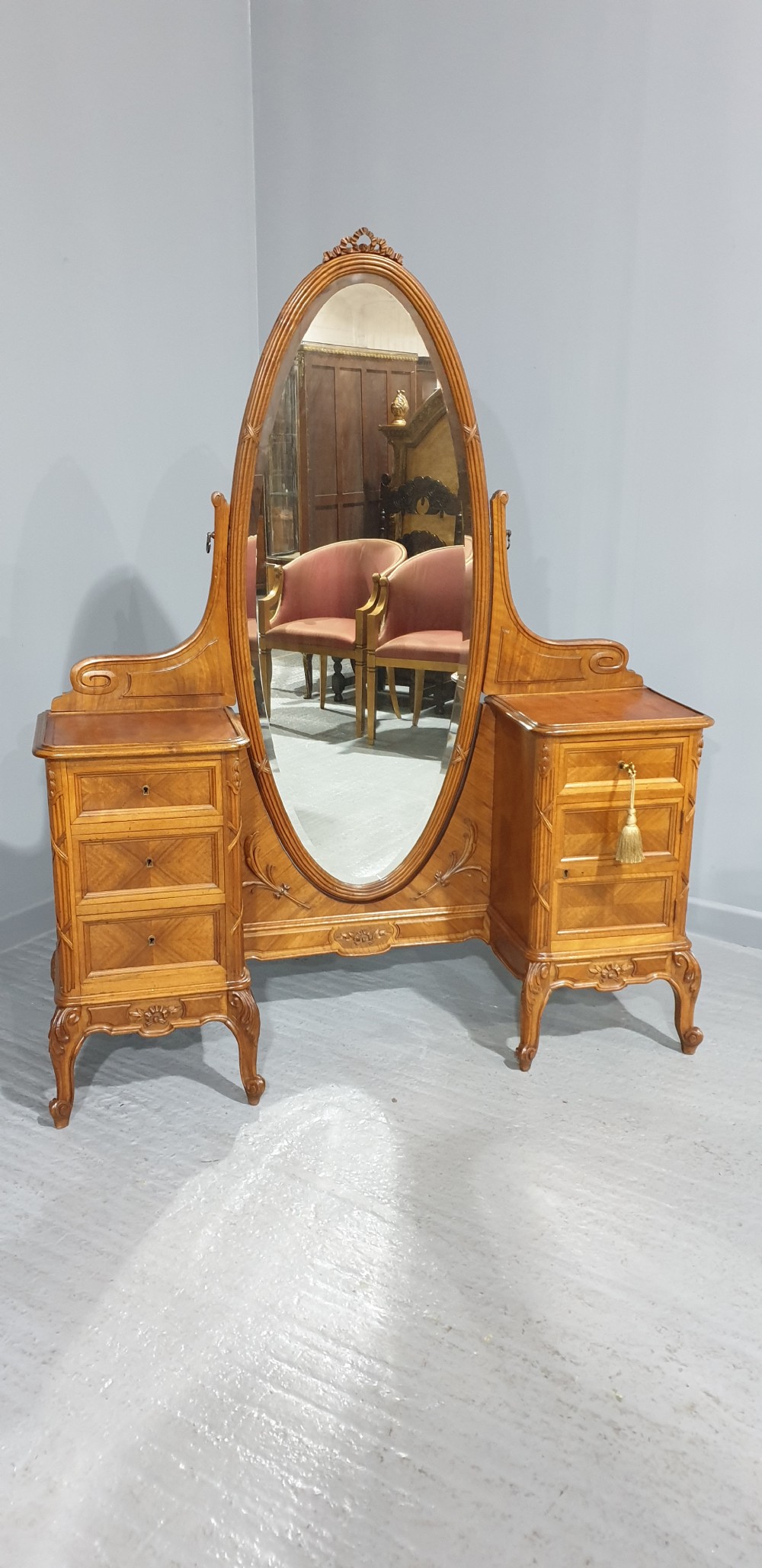 Outstanding French Walnut Dressing Table View II