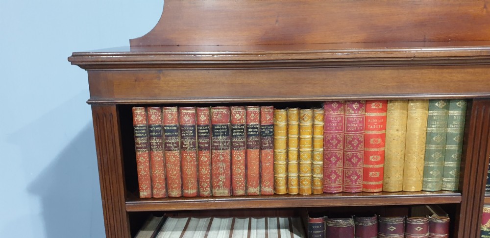Super Mahogany Double Open Library Bookcase View IV