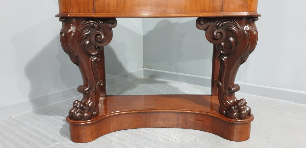 Superb Victorian Mahogany Console Table View IV