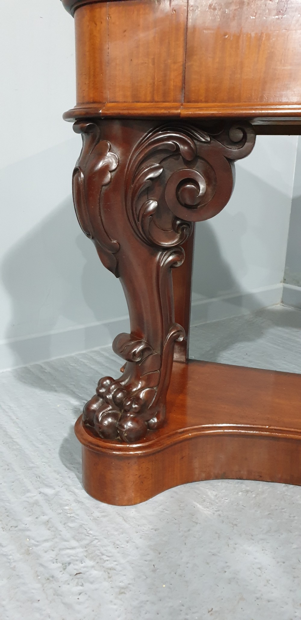 Superb Victorian Mahogany Console Table View V
