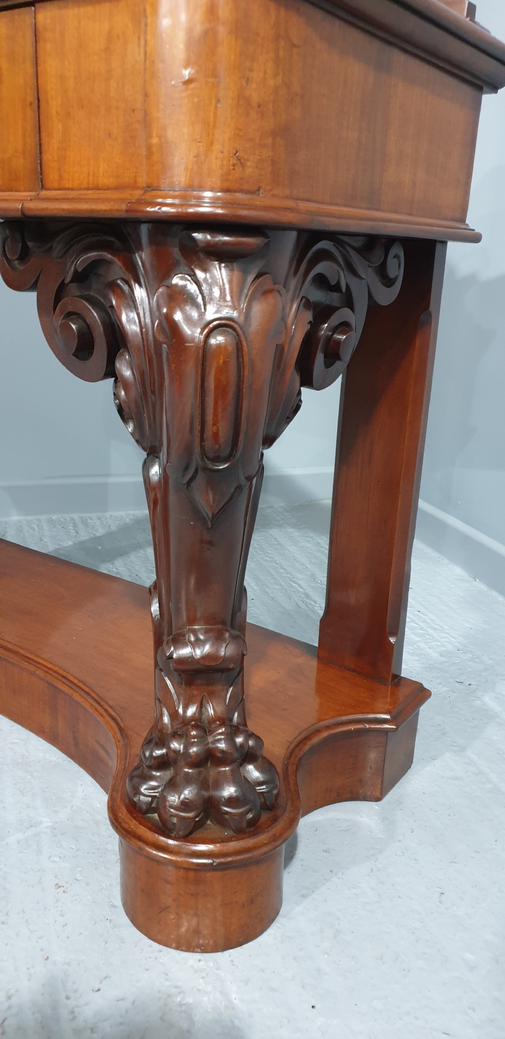Superb Victorian Mahogany Console Table View VI