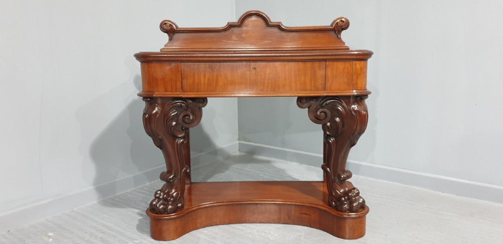 Superb Victorian Mahogany Console Table View VII