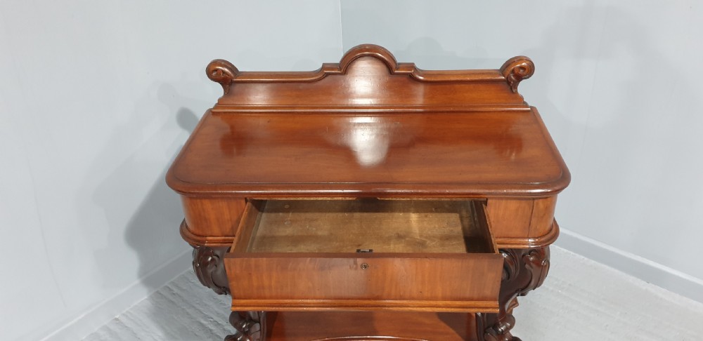 Superb Victorian Mahogany Console Table View VIII