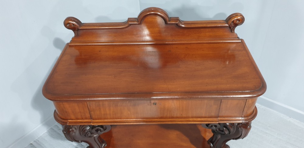 Superb Victorian Mahogany Console Table View IX