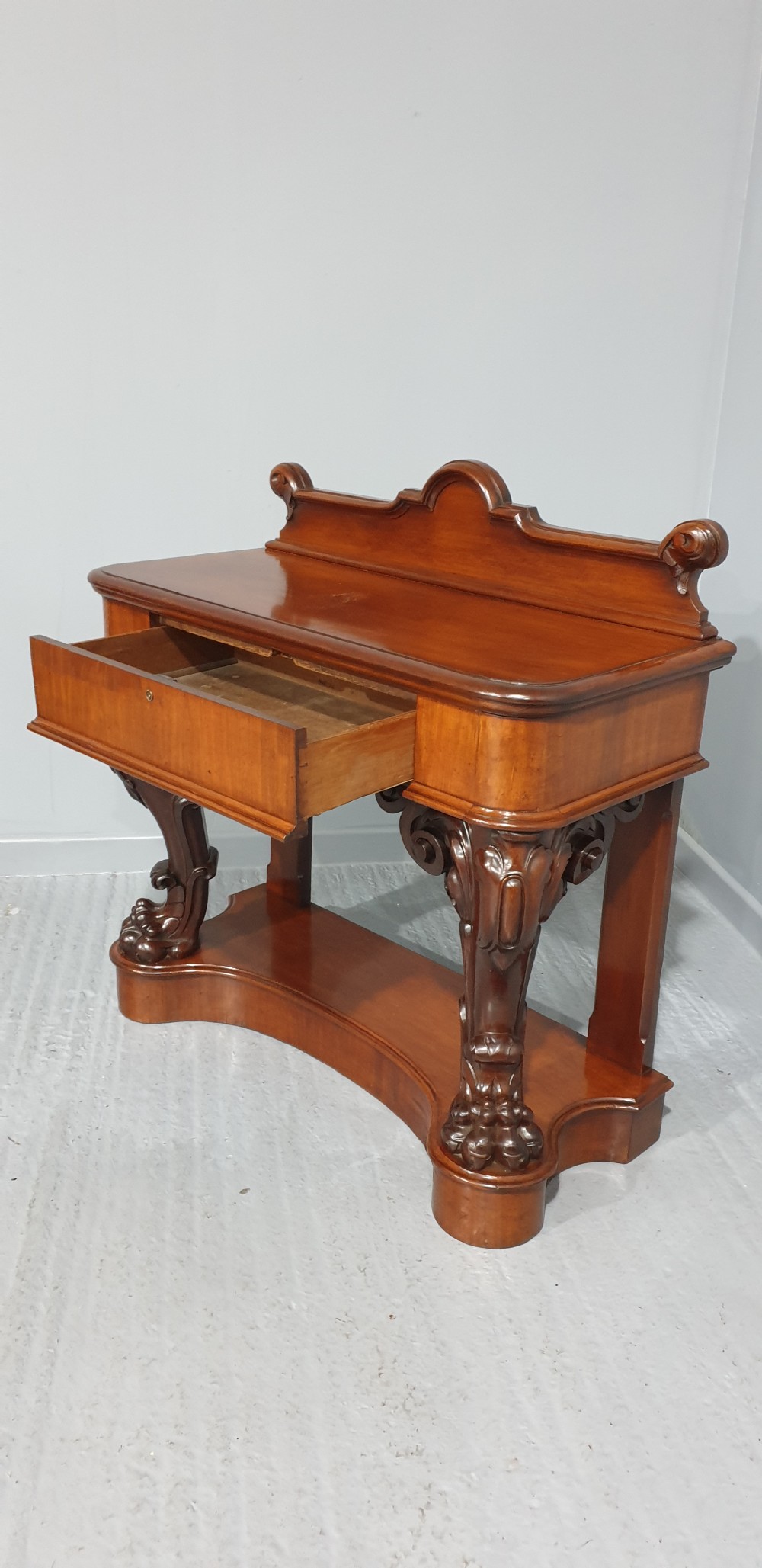 Superb Victorian Mahogany Console Table View X