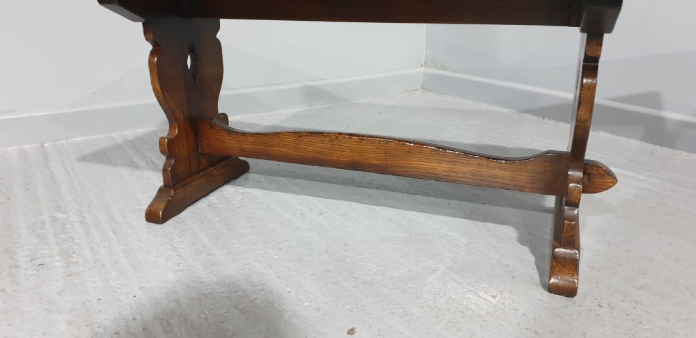 Solid Oak Plank Coffee Table View IV