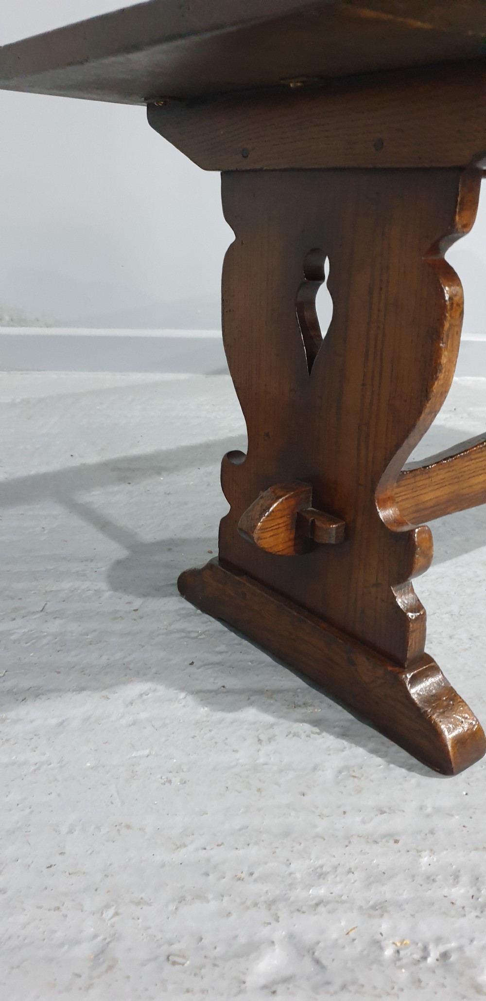 Solid Oak Plank Coffee Table View V