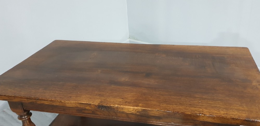 Solid Oak Plank Coffee Table View VII