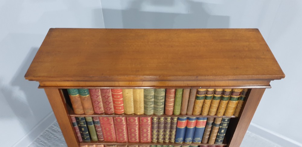 Very Good Oak Open Adjustable Library Bookcase View IV