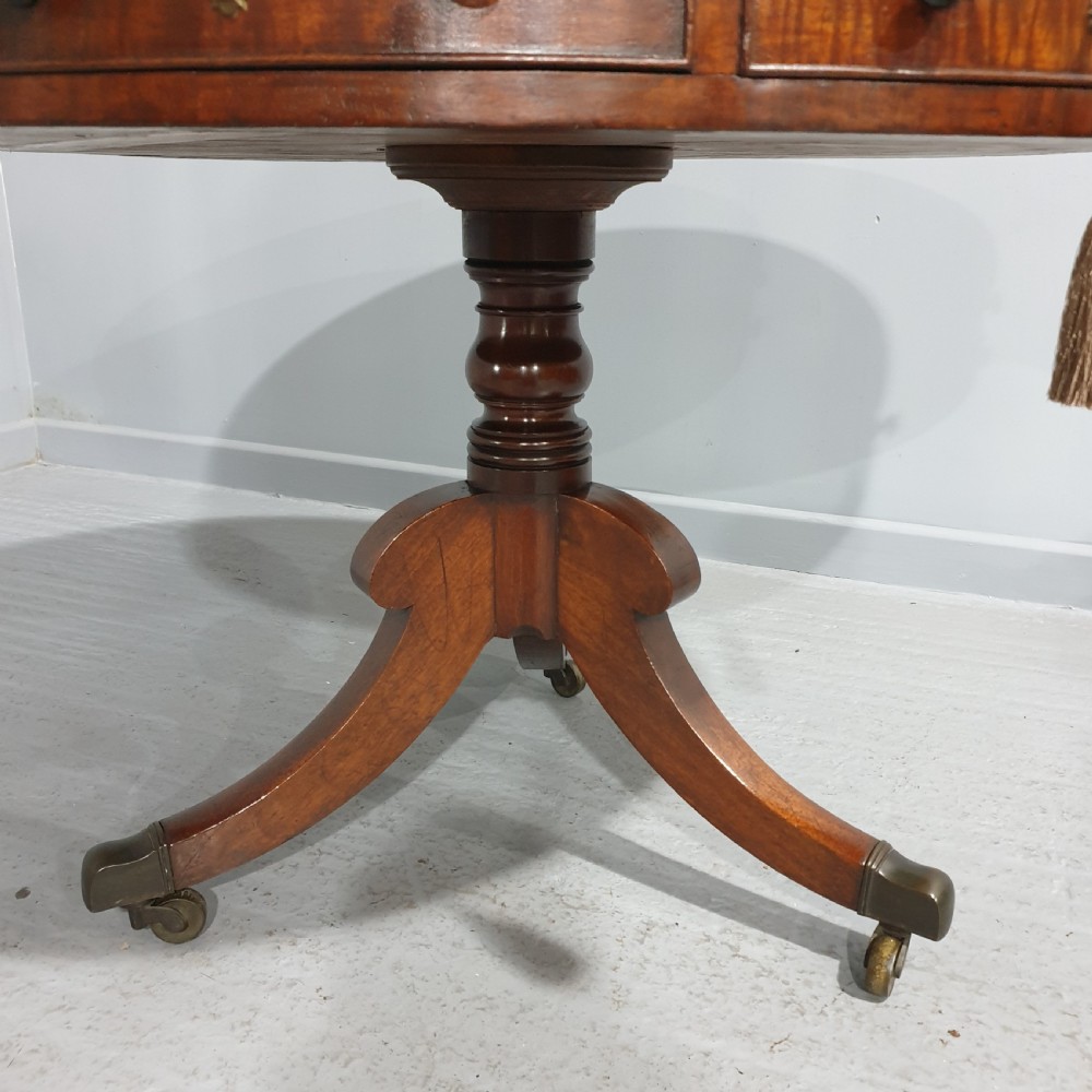 Fine Georgian Mahogany Drum Table View II