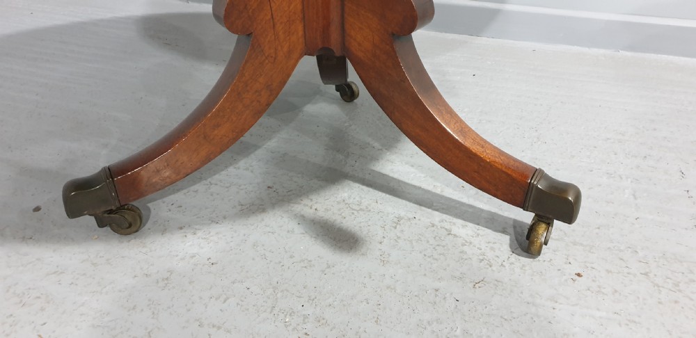 Fine Georgian Mahogany Drum Table View IV