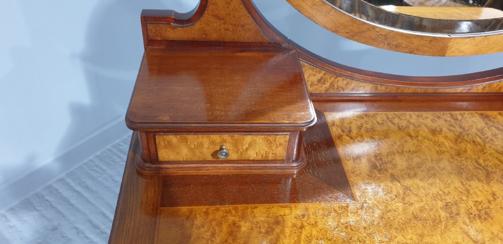 Lovey French Burr Walnut Dressing Table View VI
