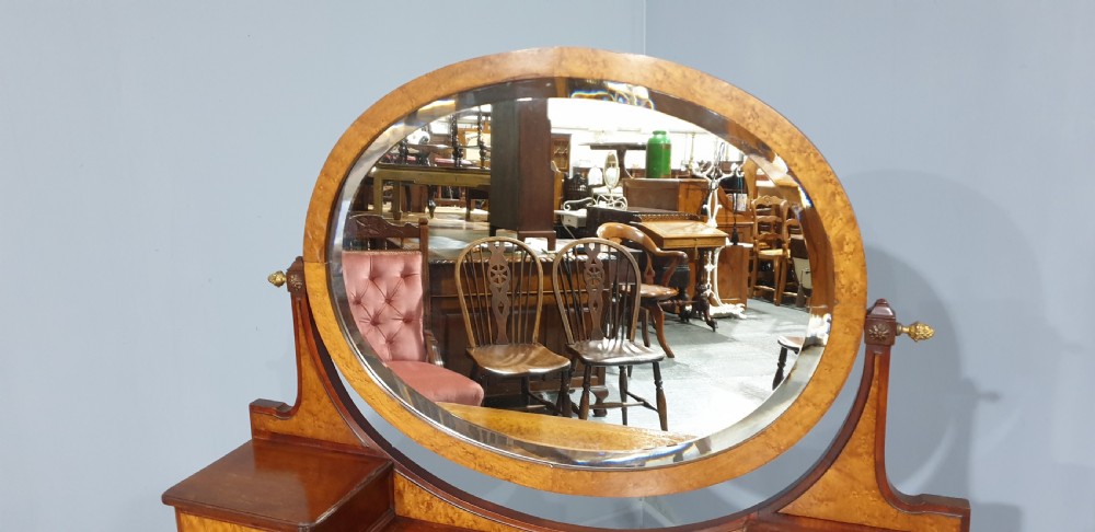Lovey French Burr Walnut Dressing Table View VIII
