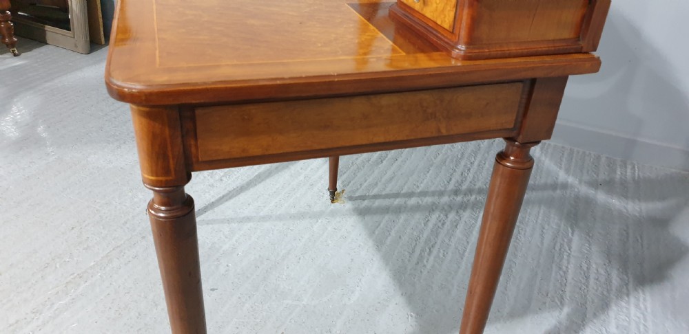 Lovey French Burr Walnut Dressing Table View XII