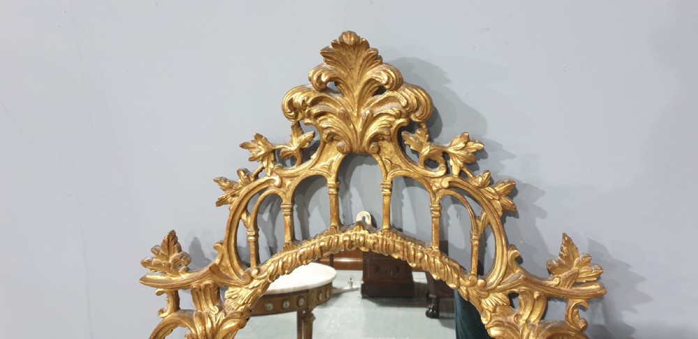 Chinese Chippendale Gilt Wood Mrror View III