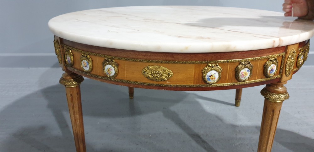 Fine French Marble Coffee Table View IV