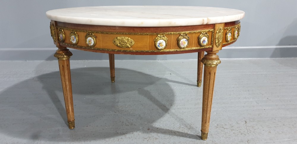 Fine French Marble Coffee Table View VII