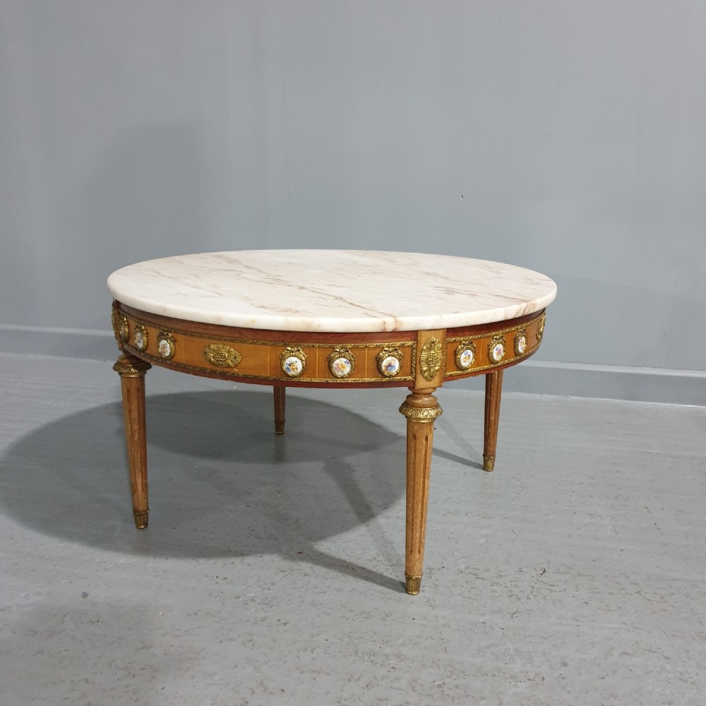 Fine French Marble Coffee Table