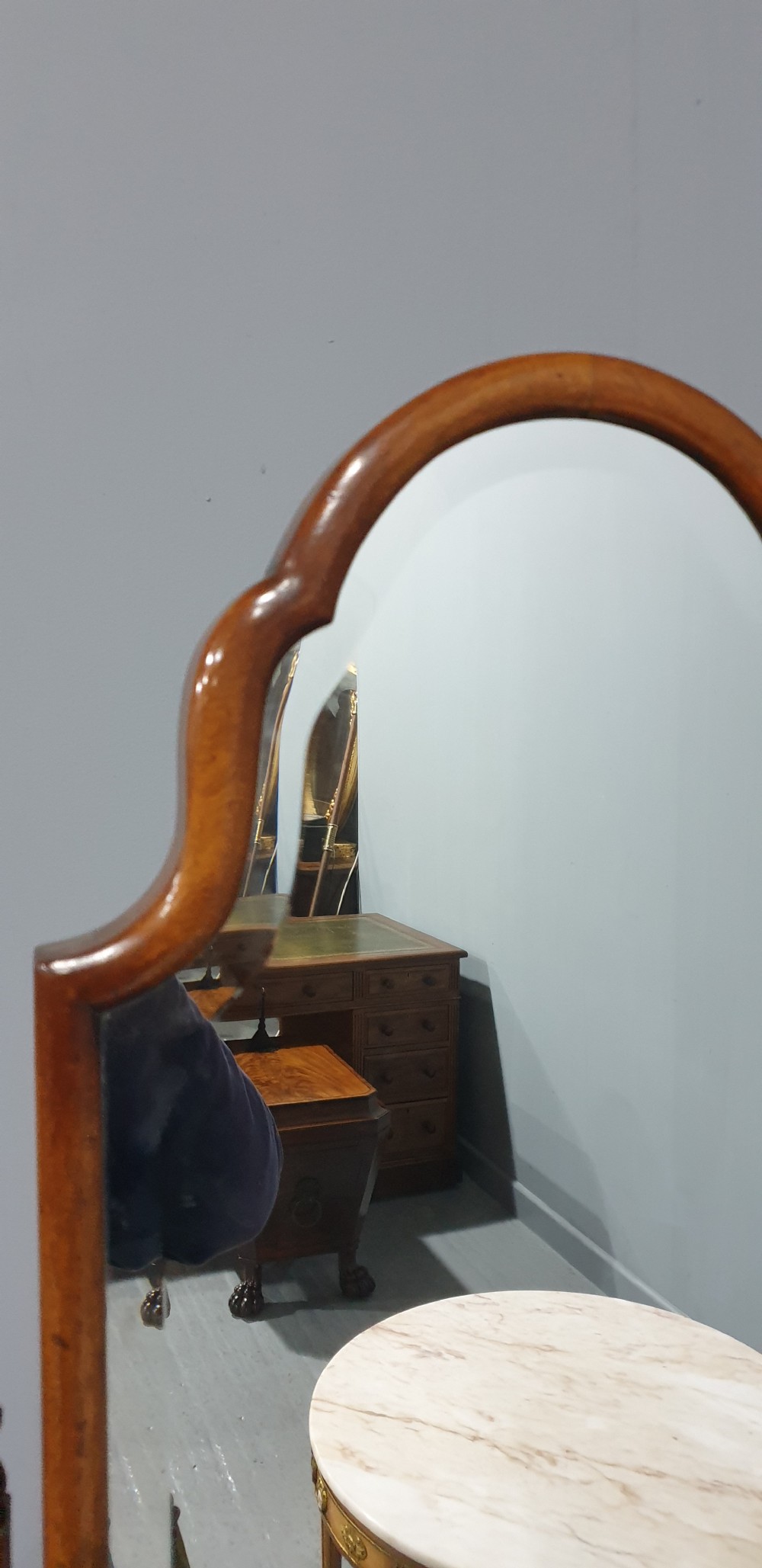 Fine Mahogany Cheval Mirror View V