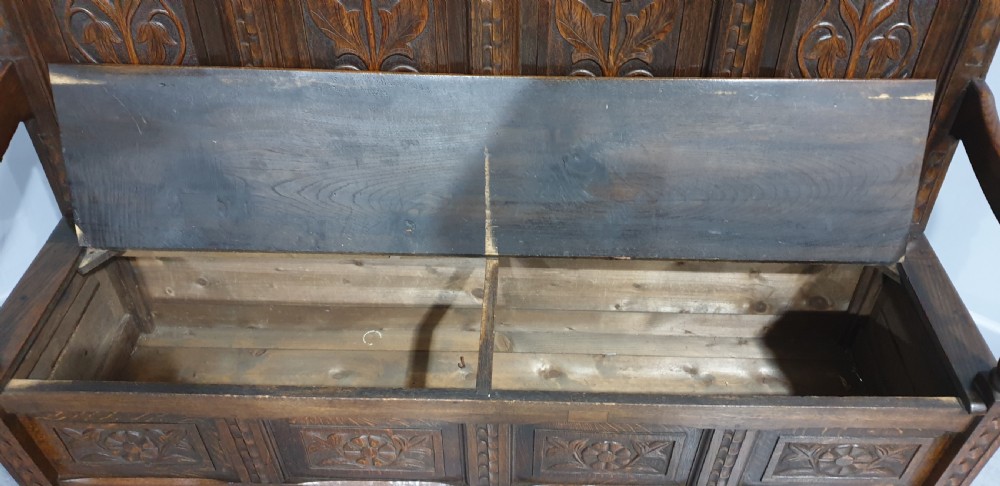 Superb Oak Settle View IV
