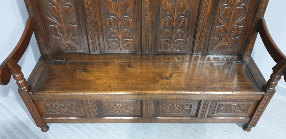 Superb Oak Settle View V
