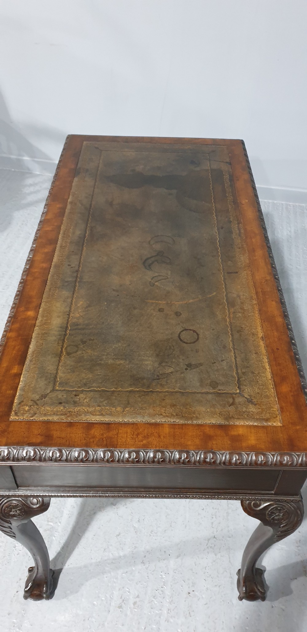 Chippendale Mahogany Writing Table View V