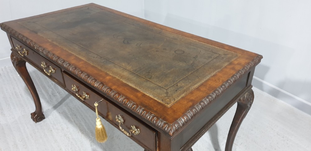 Chippendale Mahogany Writing Table View VII