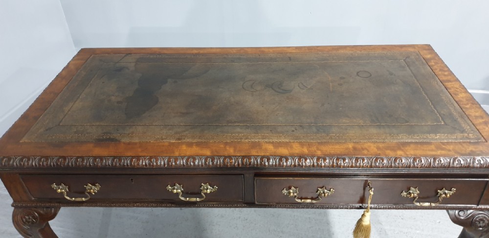 Chippendale Mahogany Writing Table View VIII