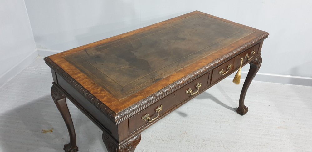 Chippendale Mahogany Writing Table View IX