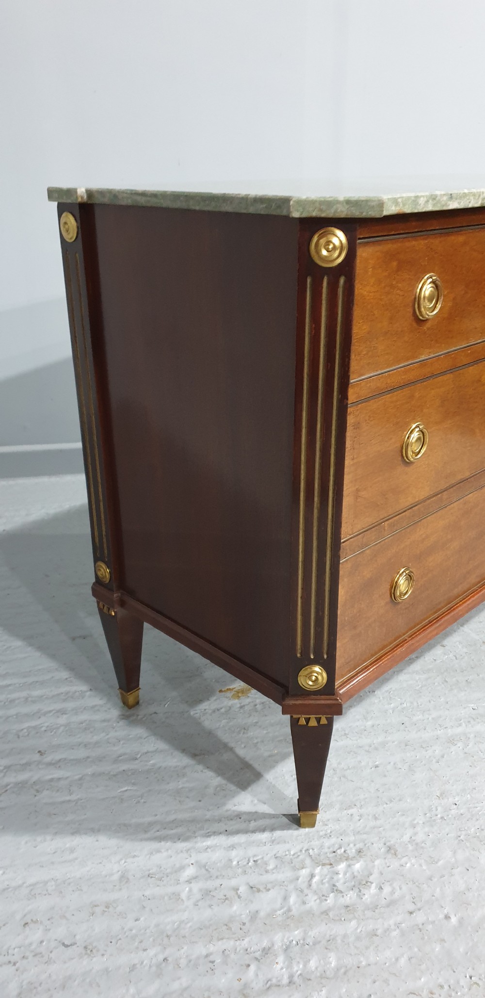 Empire Style Mahogany Commode Chest of Drawers View II