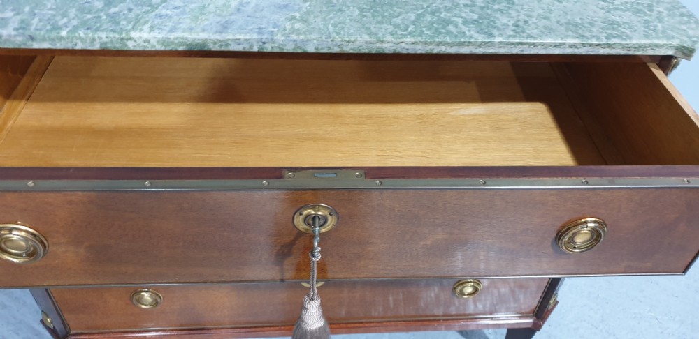 Empire Style Mahogany Commode Chest of Drawers View IV