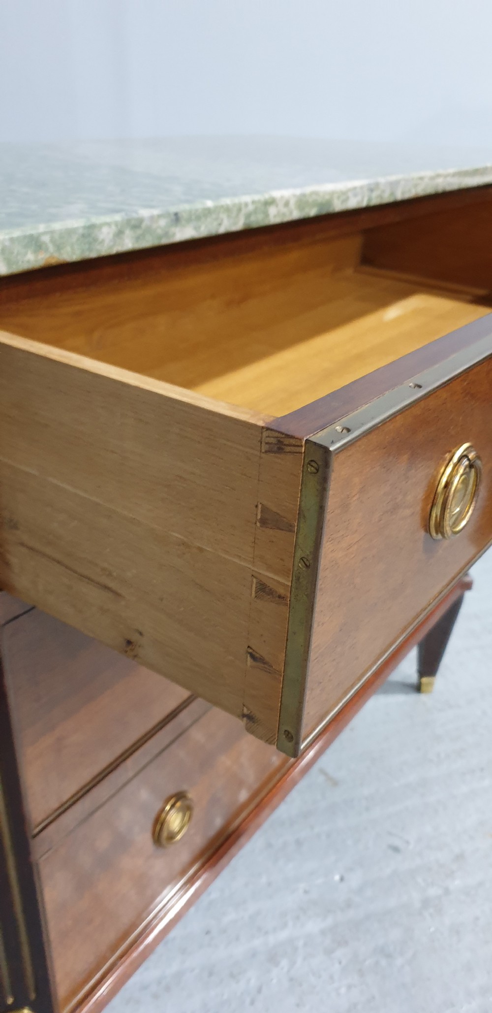 Empire Style Mahogany Commode Chest of Drawers View VI