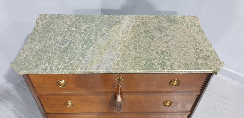 Empire Style Mahogany Commode Chest of Drawers View VII