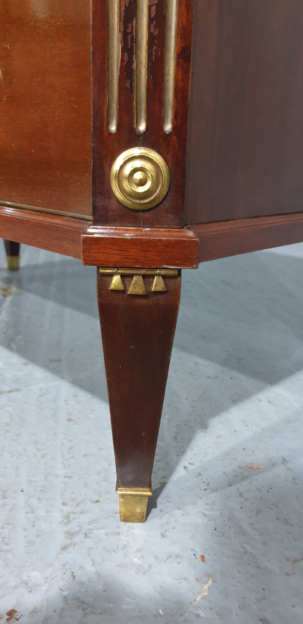 Empire Style Mahogany Commode Chest of Drawers View IX