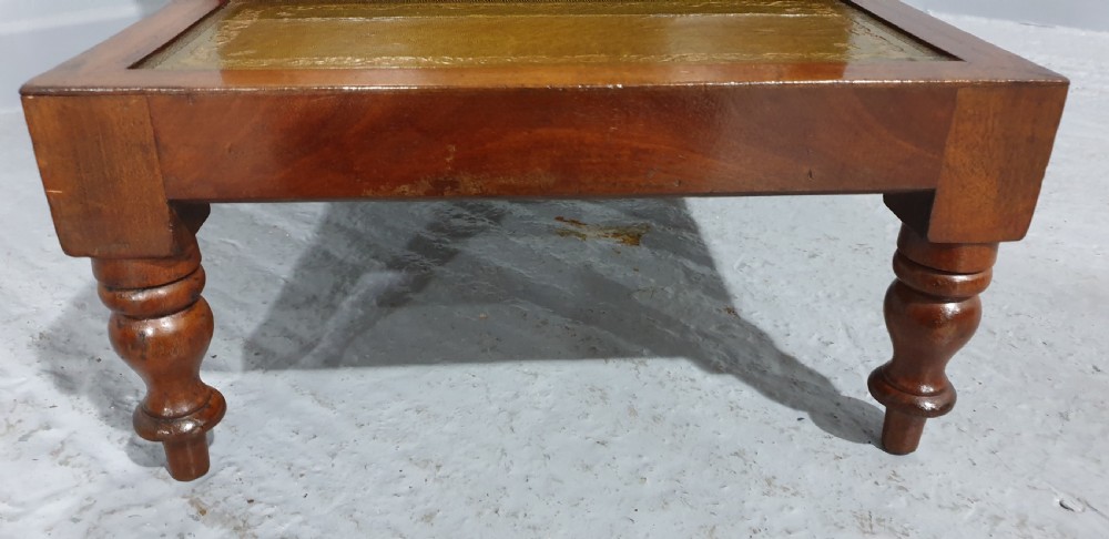 Victorian Mahogany Library Steps View IV