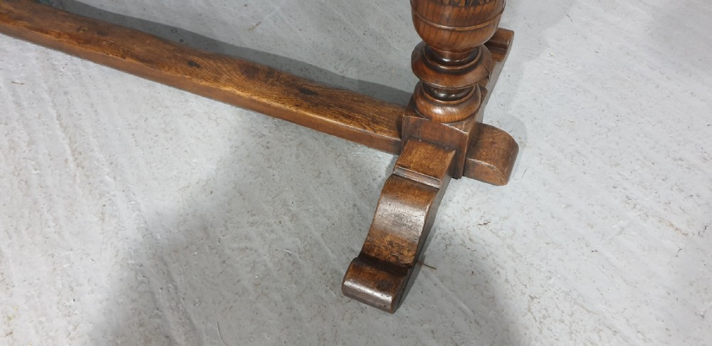 Oak Plank Refrectory Table View IV