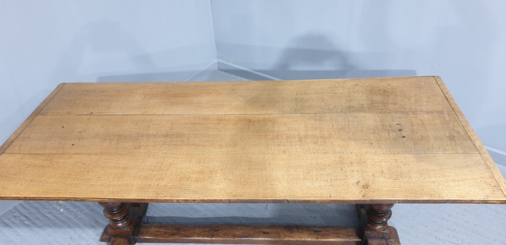 Oak Plank Refrectory Table View V