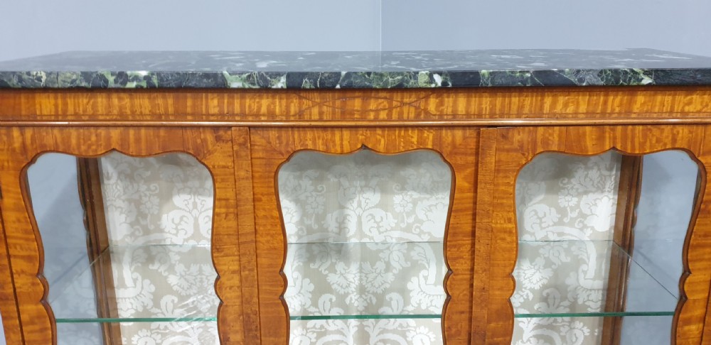 Fine Satinwood Inlaid Display Cabinet View III