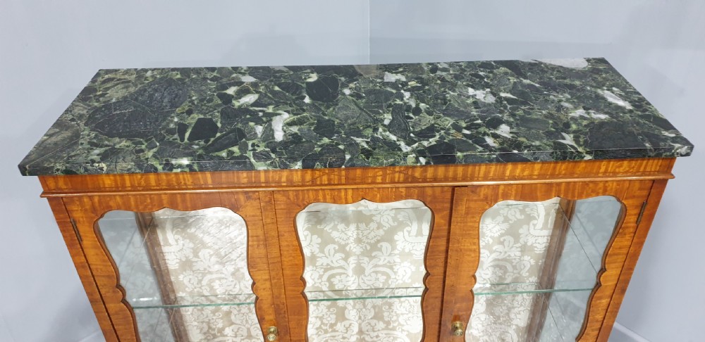 Fine Satinwood Inlaid Display Cabinet View IV