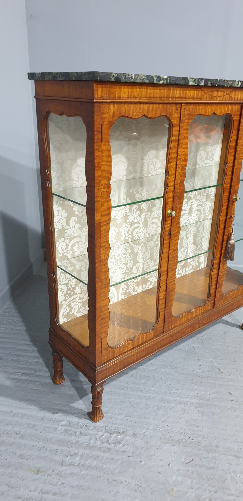 Fine Satinwood Inlaid Display Cabinet View V