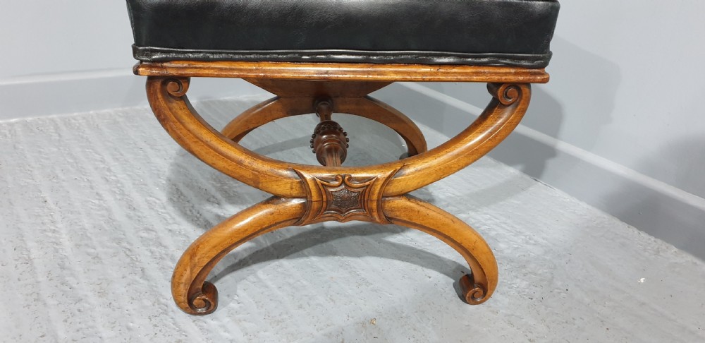 Victorian Leather Stool View IV