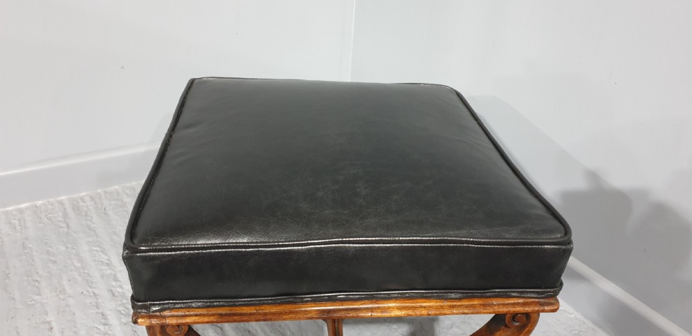 Victorian Leather Stool View V
